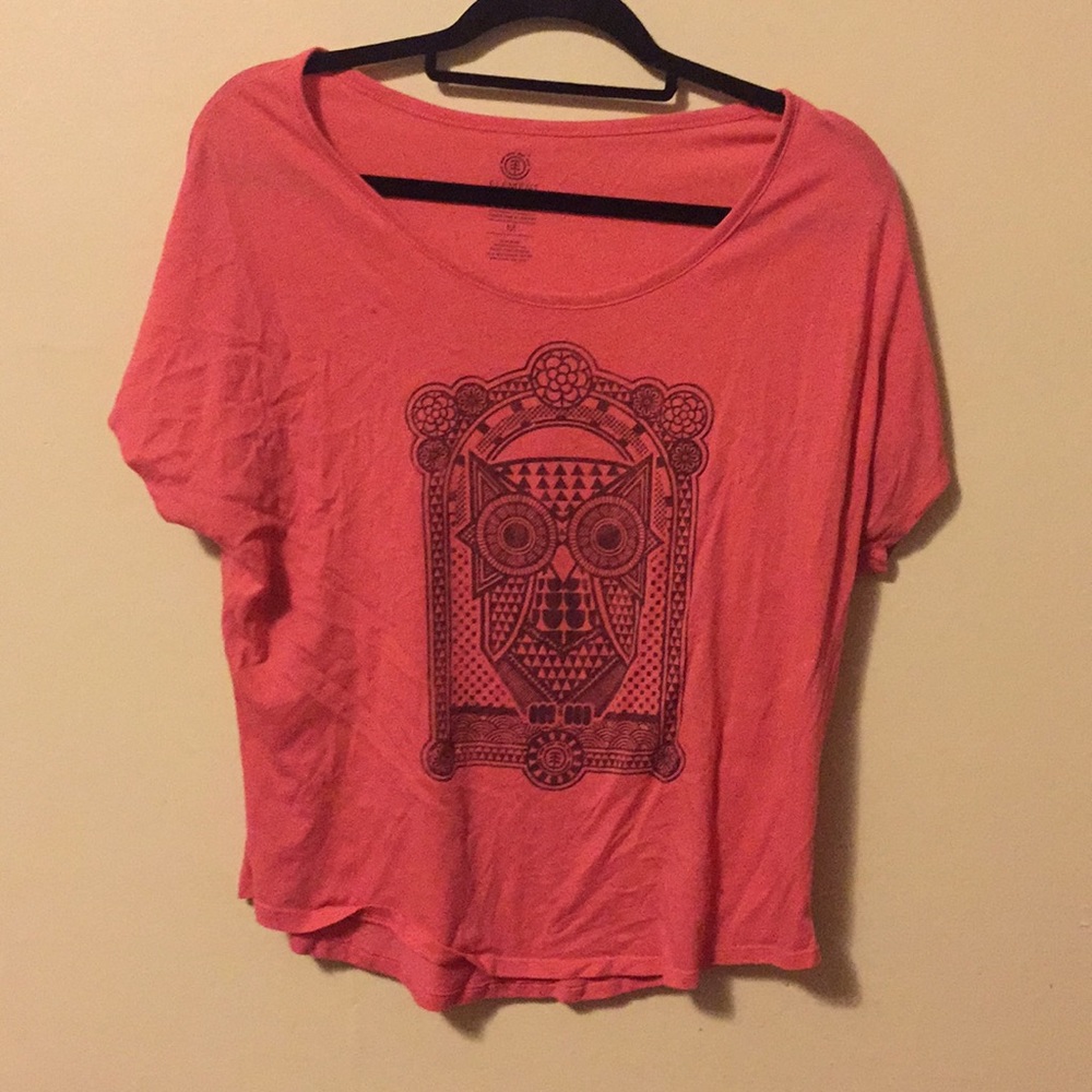Coral element Tshirt. Size small (organic brand)